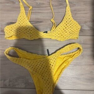 Triangl Swimwear Bright Yellow Bikini